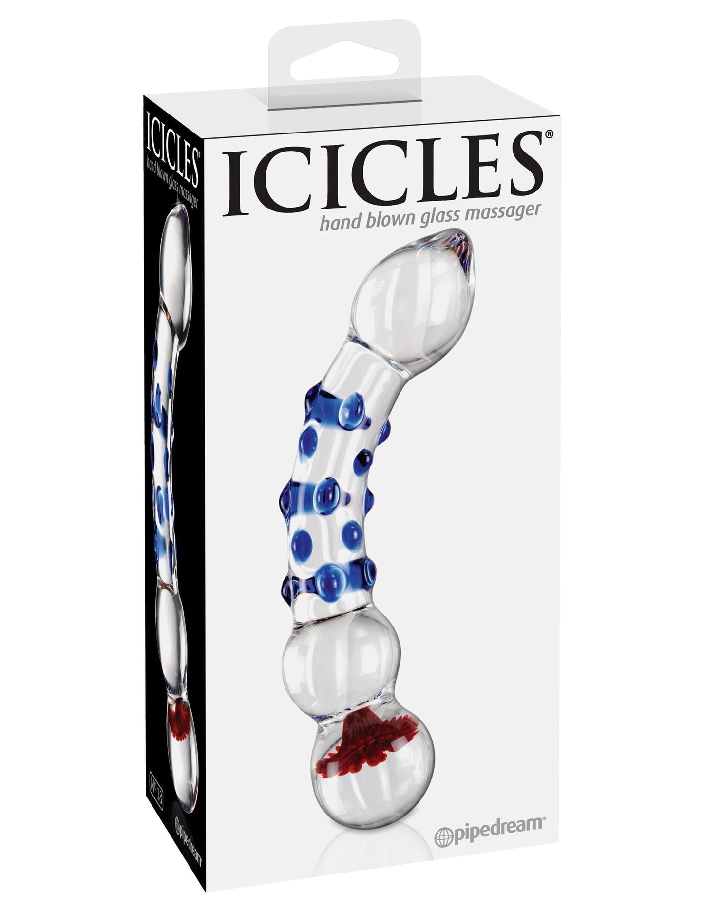 Icicles No. 18 - Clear / Blue - My Sex Toy Hub