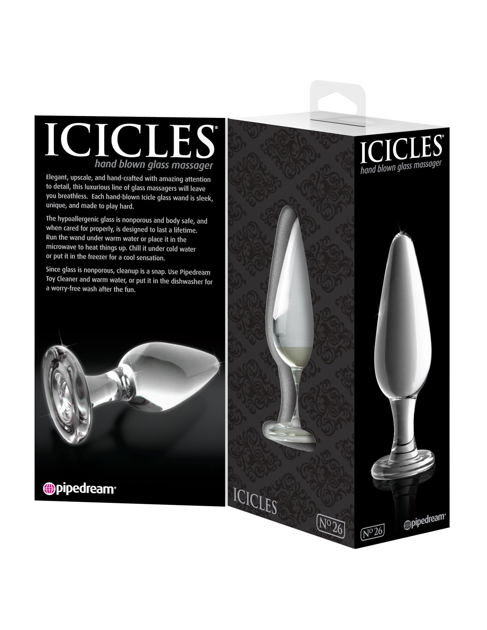 Icicles No. 26 - Clear - My Sex Toy Hub