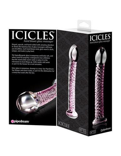 Icicles No. 53 - Clear / Pink - My Sex Toy Hub