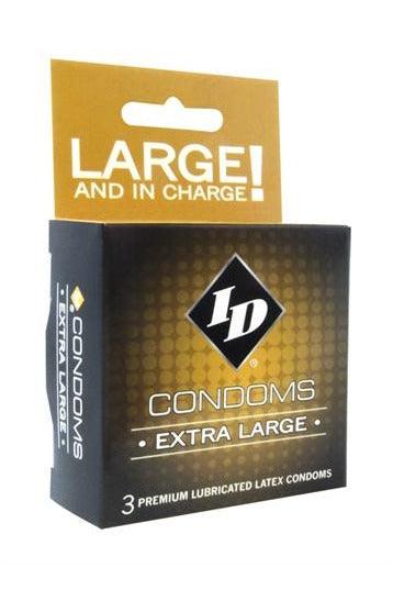 ID Extra Large Condoms - 3 Pack - My Sex Toy Hub