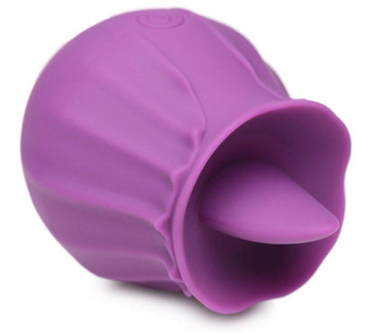 Inmi - Bloomgasm Wild Violet Licking Silicone Stimulator - Violet - My Sex Toy Hub