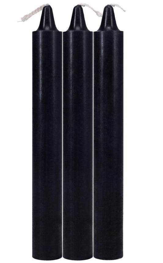 Japanese Drip Candles - 3 Pack - Black - My Sex Toy Hub