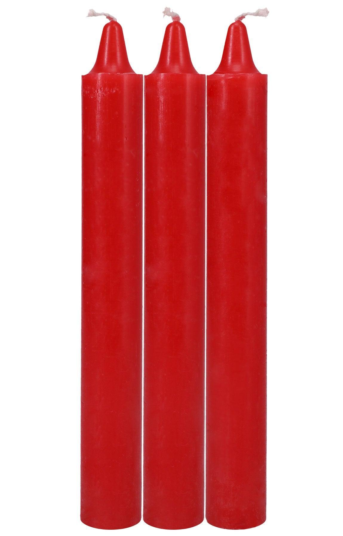 Japanese Drip Candles - 3 Pack - Red - My Sex Toy Hub
