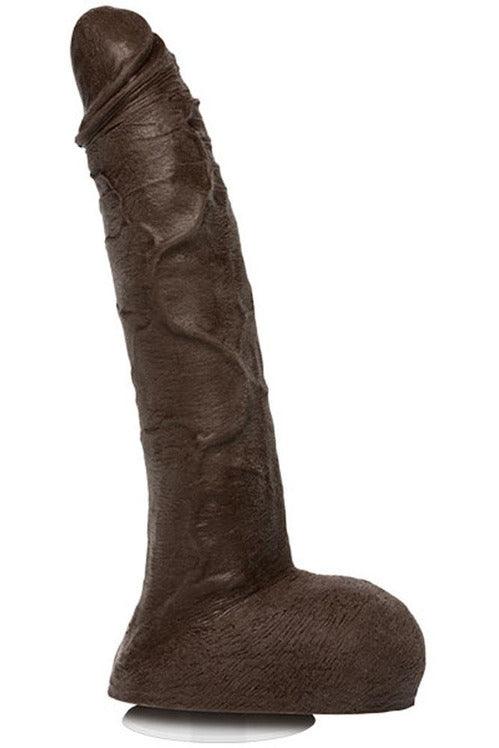 Jason Luv - 10 Inch Ultraskyn Cock With Removable Vac-U-Lock Suction Cup - Chocolate - My Sex Toy Hub