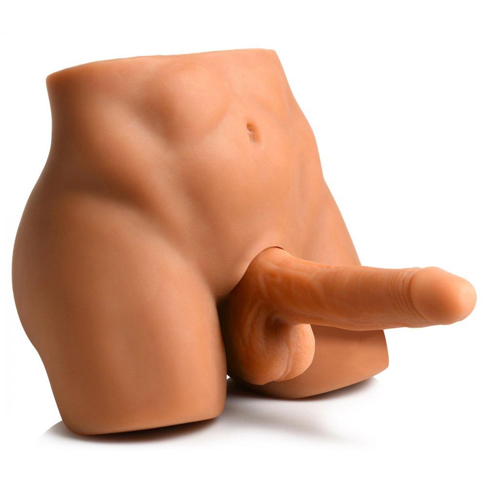 JOCK Male Realistic Ass Masturbator with Thrusting Dildo - My Sex Toy Hub
