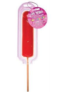 Jumbo Cock Pops Fruit Flavored - Strawberry - My Sex Toy Hub
