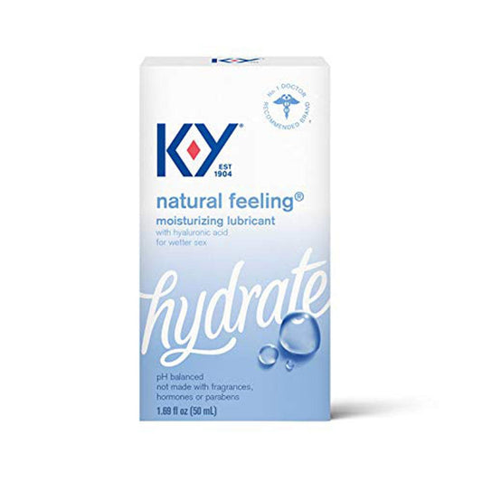 K-Y Natural Feeling Lube With Hyaluronic Acid - 1.69 Fl Oz / 50 ml - My Sex Toy Hub