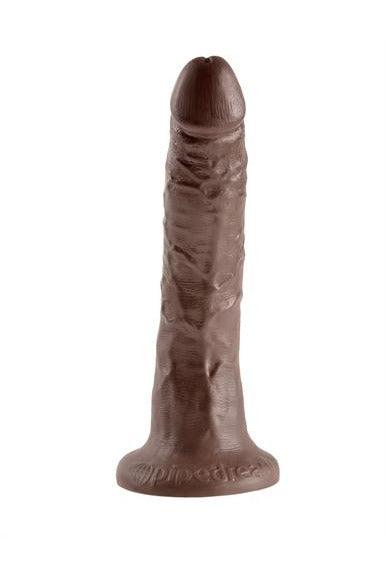 King Cock 7-Inch - Brown - My Sex Toy Hub