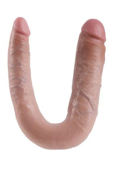 King Cock Double Trouble - Large - Flesh - My Sex Toy Hub