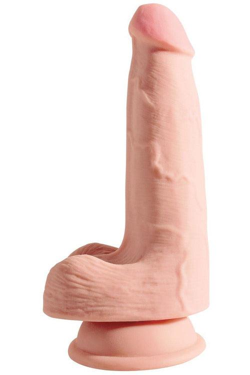 King Cock Plus Triple Density 5 Inch Cock With Balls - Flesh - My Sex Toy Hub