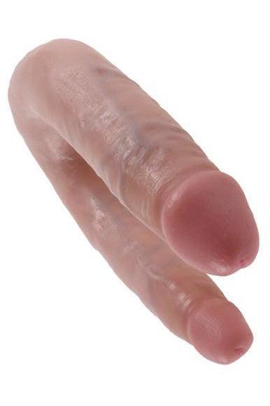 King Cock Small Double Trouble - Flesh - My Sex Toy Hub