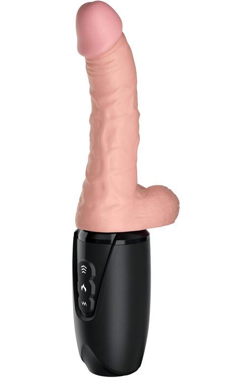 King Cock Thrusting Cock 6.5 Inch With Balls - My Sex Toy Hub
