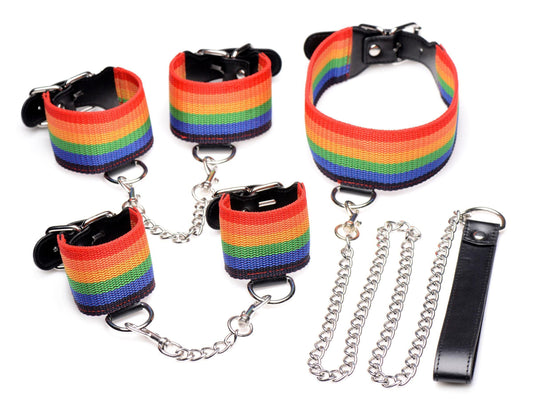 Kinky Pride Rainbow Bondage Set - My Sex Toy Hub