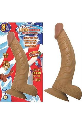 Latin American Whoppers 8in With Balls-Latin - My Sex Toy Hub