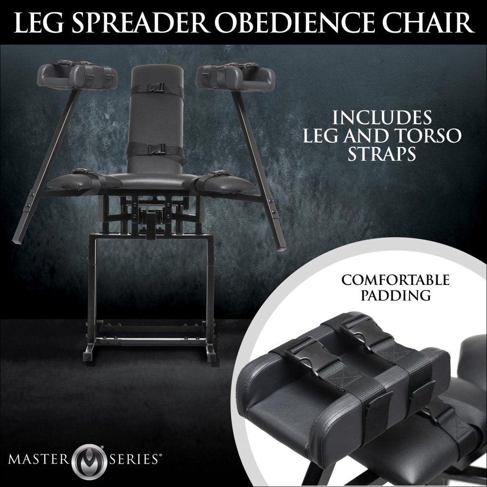 Leg Spreader Obedience Restraint Chair - My Sex Toy Hub