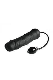 Leviathan Giant Silicone Inflatable Dildo - Black - My Sex Toy Hub