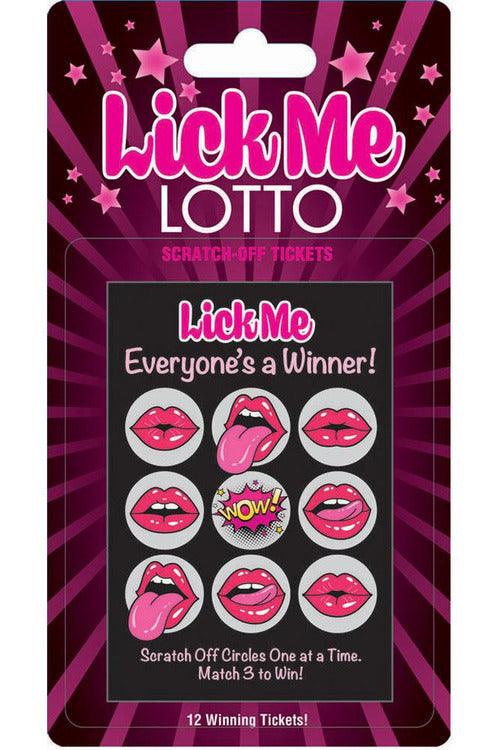 Lick Me Lotto 12 Winning Tickets! - My Sex Toy Hub