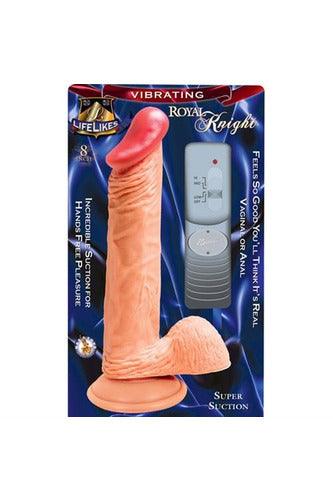 Lifelike Vibrating Flesh Royal Knight 8" - My Sex Toy Hub