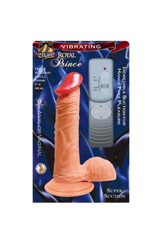 Lifelike Vibrating Flesh Royal Prince 6" - My Sex Toy Hub