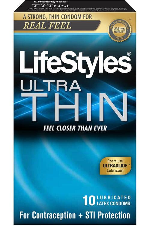 Lifestyles Ultra Thin - 10 Pack - My Sex Toy Hub