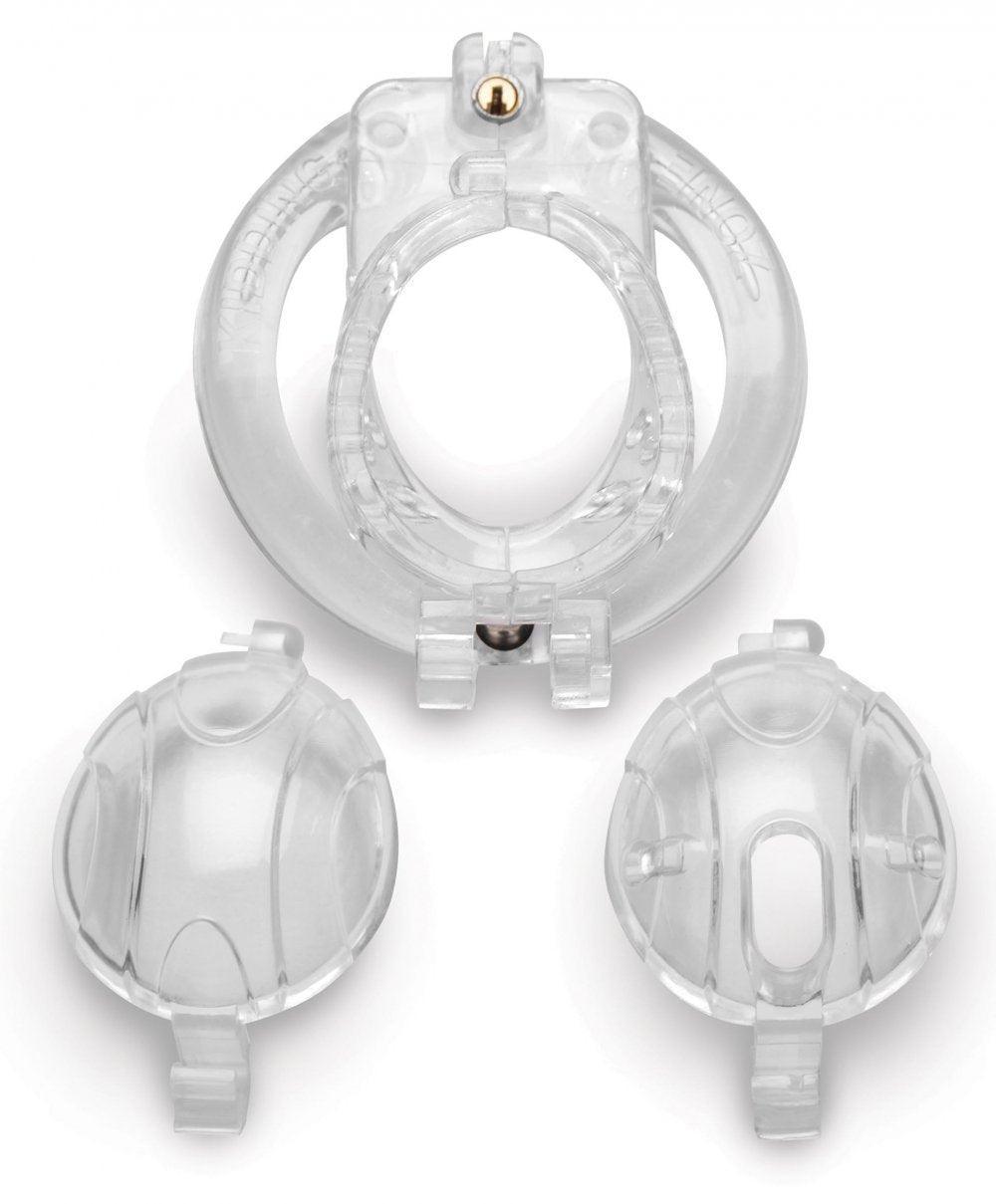 Lockdown Customizable Chastity Cage - Clear - My Sex Toy Hub