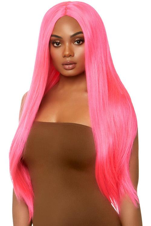 Long Straight Wig 33 Inch - Pink - My Sex Toy Hub