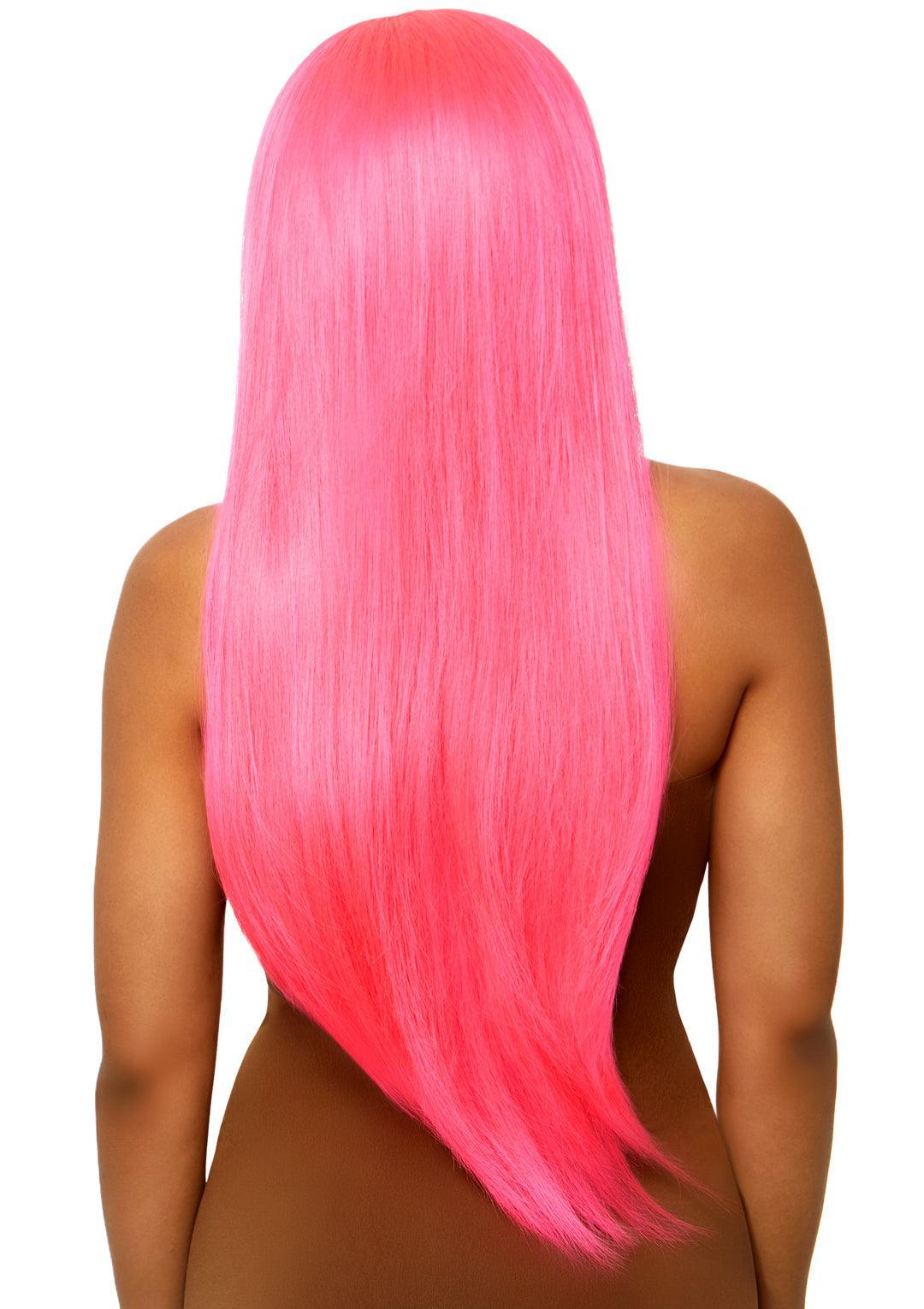 Long Straight Wig 33 Inch - Pink - My Sex Toy Hub