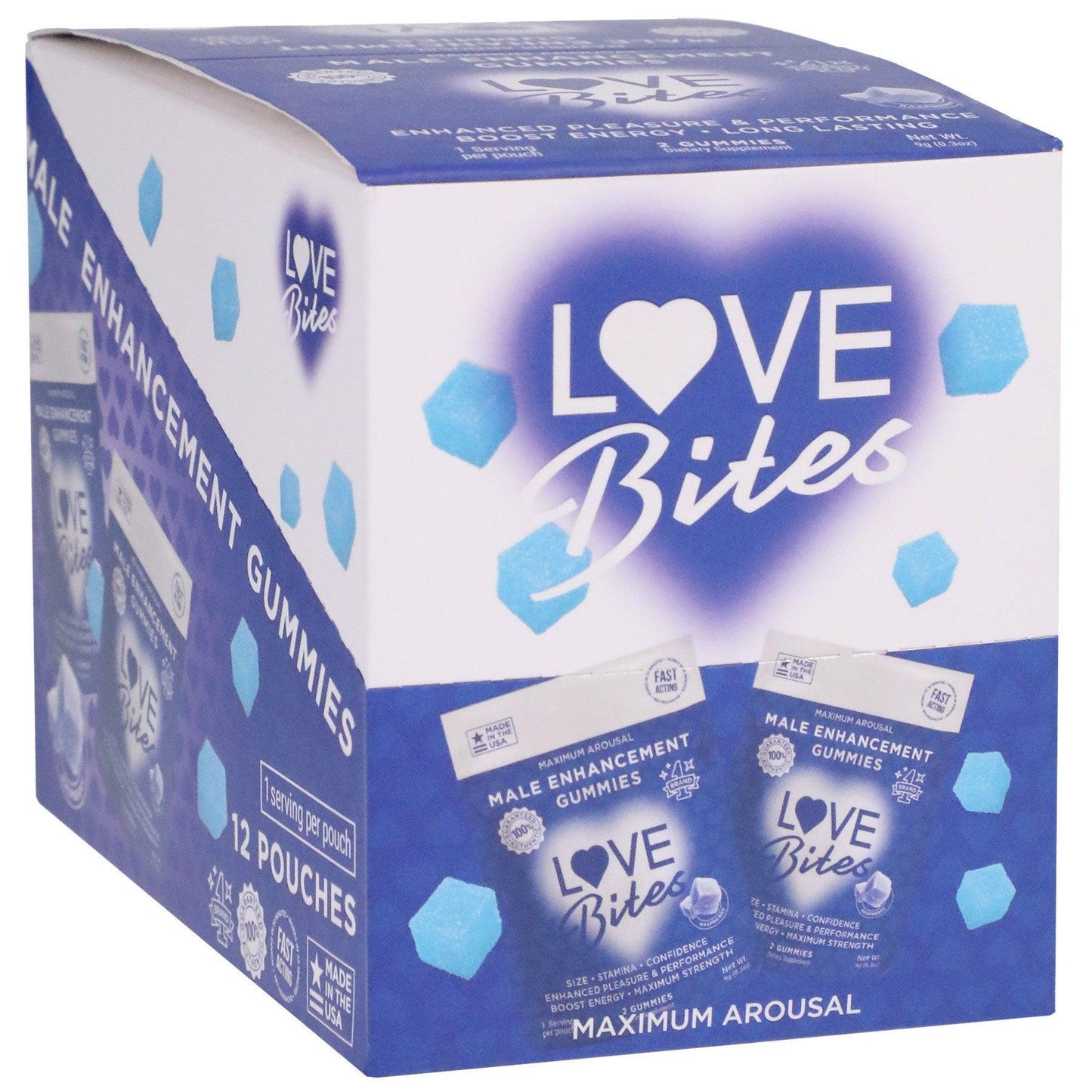 Love Bites - Male Enhancement Gummies - 12 Pack - My Sex Toy Hub
