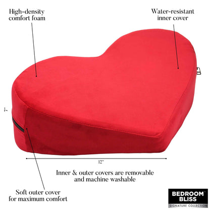 Love Pillow Heart Pillow - Red - My Sex Toy Hub