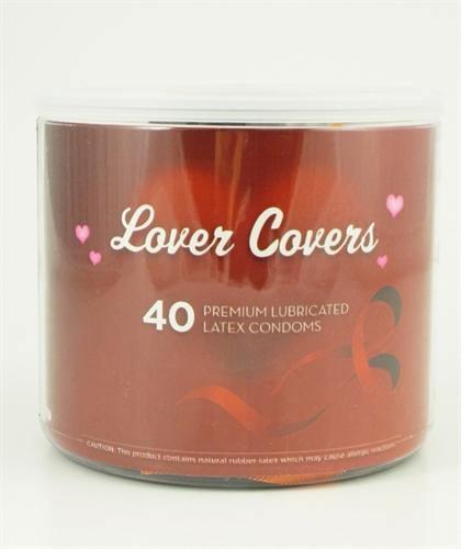 Lover Covers - 40 Count Jar - My Sex Toy Hub