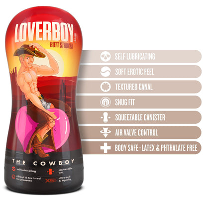 Loverboy - Cowboy - Self Lubricating Stroker - Beige - My Sex Toy Hub