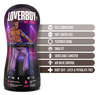 Loverboy - the Dj - Self Lubricating Stroker - Brown - My Sex Toy Hub