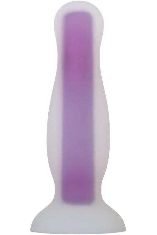Luminous Glow-in-the-Dark Butt Plug - Medium - Purple - My Sex Toy Hub