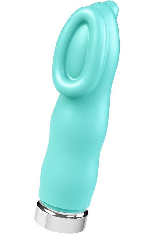 Luv Plus Rechargeable Mini Vibe - Tease Me Turquoise - My Sex Toy Hub