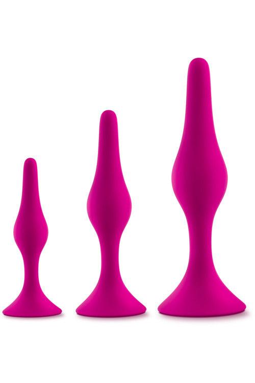 Luxe - Beginner Plug Kit - Pink - My Sex Toy Hub