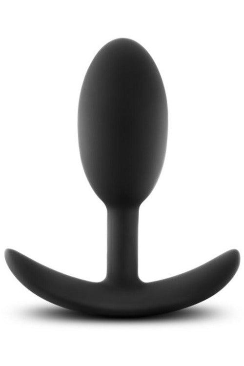 Luxe - Wearable Vibra Slim Plug - Medium - Black - My Sex Toy Hub
