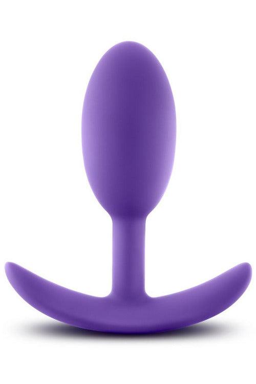 Luxe - Wearable Vibra Slim Plug - Medium - Purple - My Sex Toy Hub