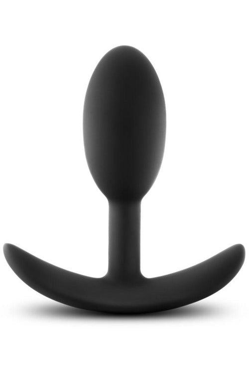 Luxe - Wearable Vibra Slim Plug - Small - Black - My Sex Toy Hub
