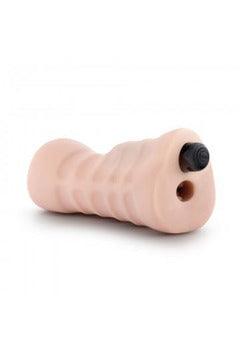 M for Men - 3-Pack Self-Lubricating Vibrating Stroker Sleeve Kit - Vanilla - My Sex Toy Hub