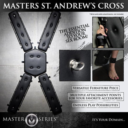 Masters Series St. Andrew's Cross - My Sex Toy Hub