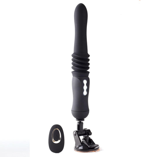 Max Silicone Thrusting Portable Love Machine - Black - My Sex Toy Hub