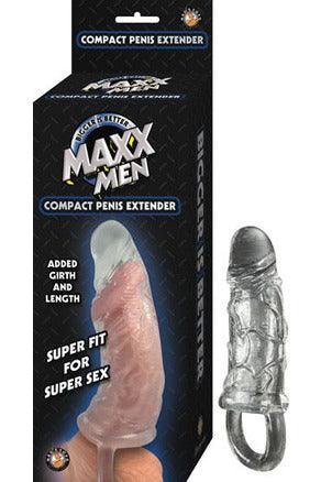Maxx Men Compact Penis Sleeve - Clear - My Sex Toy Hub