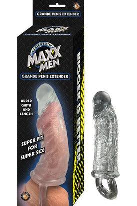 Maxx Men Grande Penis Sleeve - Clear - My Sex Toy Hub