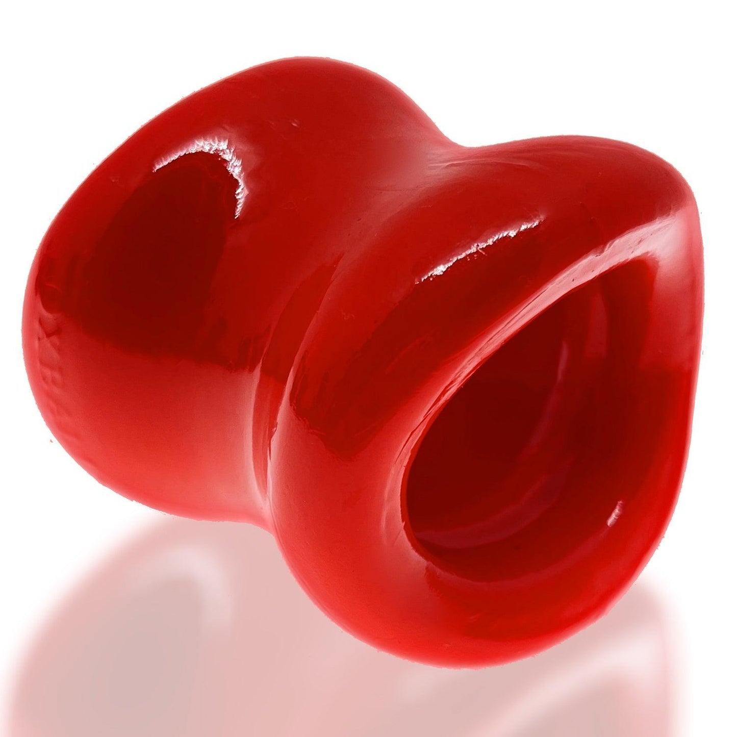 Mega Squeeze - Ergofit Ballstretcher - Red - My Sex Toy Hub