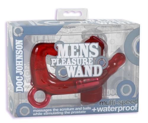 Men's Pleasure Wand - Red - My Sex Toy Hub