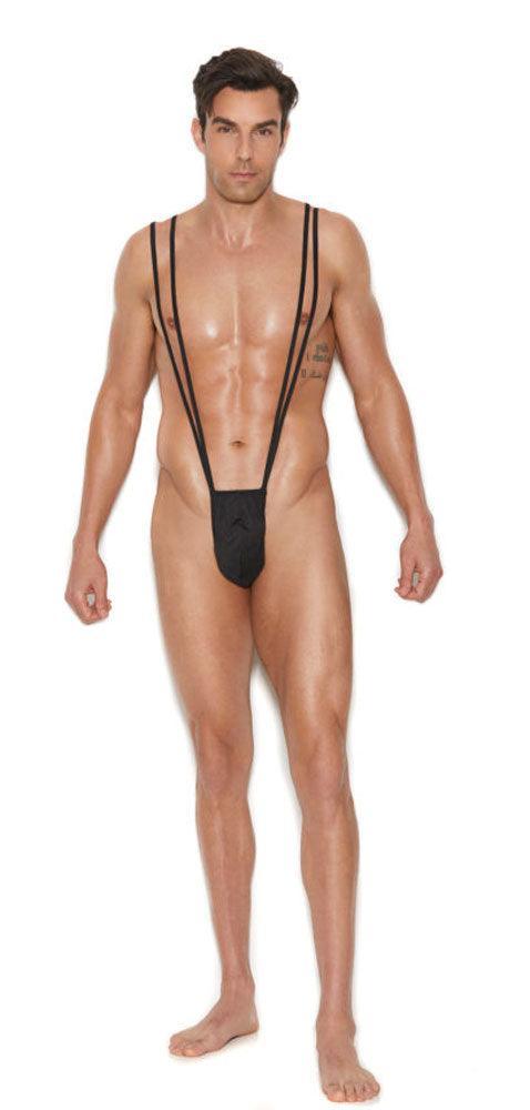 Men's Suspender Pouch - One Size - Black - My Sex Toy Hub