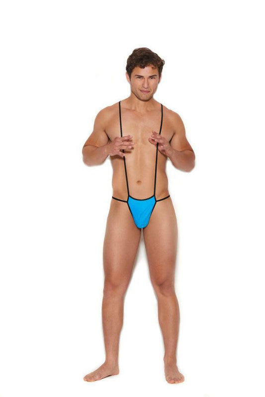 Men's Suspender Pouch - One Size - Blue - My Sex Toy Hub