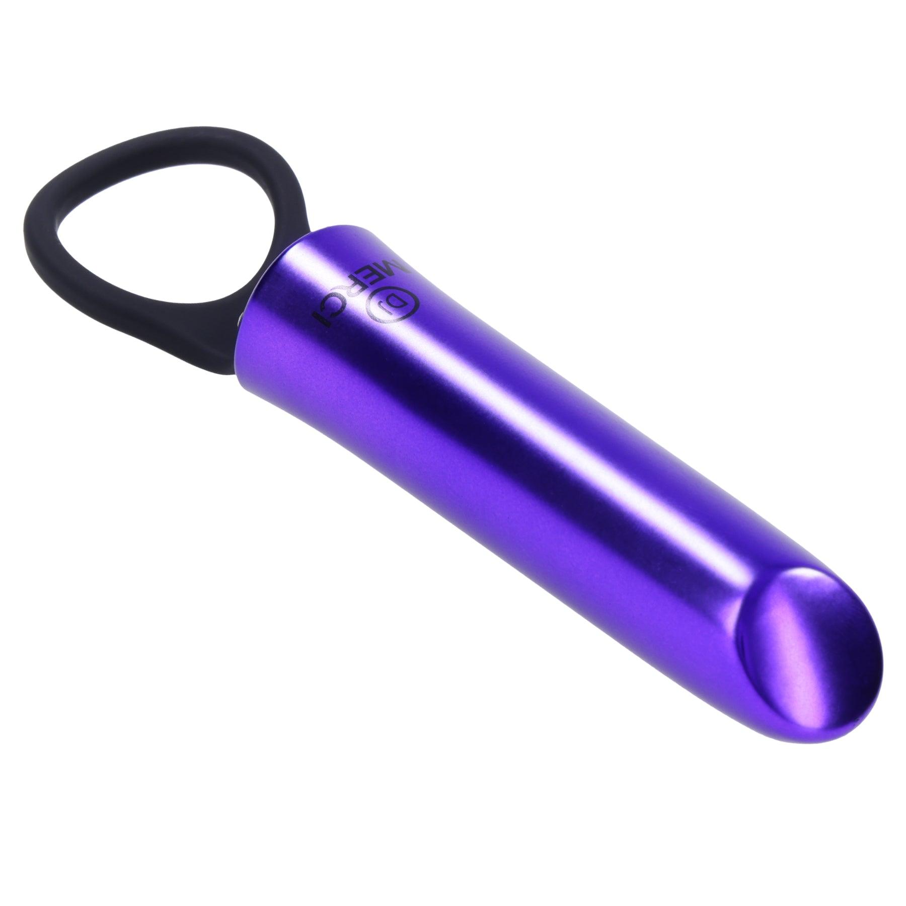 Merci - Power Play With Silicone Grip Ring - Violet - My Sex Toy Hub