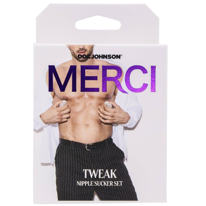 Merci - Tweak - Nipple Sucker Set - Clear - My Sex Toy Hub