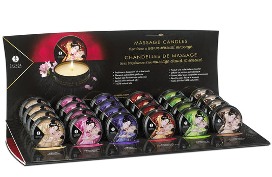 Mini Massage Candle Display - 24 Count - My Sex Toy Hub